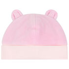 طقم هدية أفرول بنات بالشعار باللون الوردى, 2, hi-res